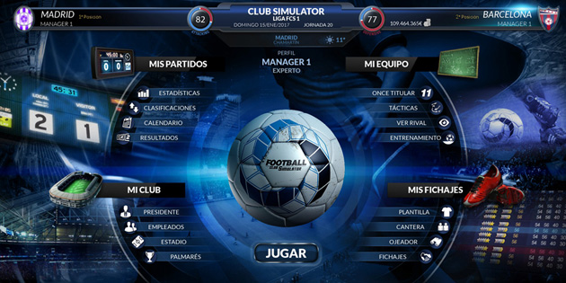football club Simulator fcs descargar fx store oferta videojuegos pc español simulador futbol estrategia 